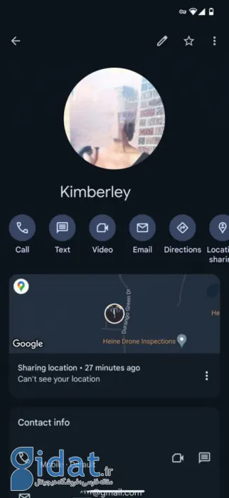 برنامه Google Contacts حالا می‌تواند موقعیت مکانی مخاطبین را نشان دهد