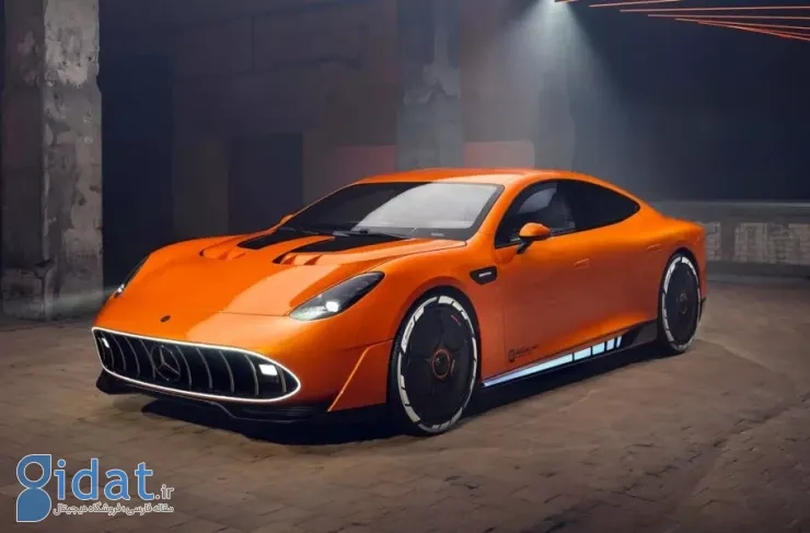 مرسدس-ای‌ام‌جی GT4 EV با ۱۳۰۰ اسب بخار قدرت، رقبای خود را به چالش می‌کشد