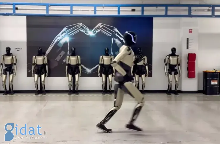 ویدیوی جدید تسلا نشان می‌دهد: ربات Optimus اکنون مانند یک انسان می‌دود [تماشا کنید]