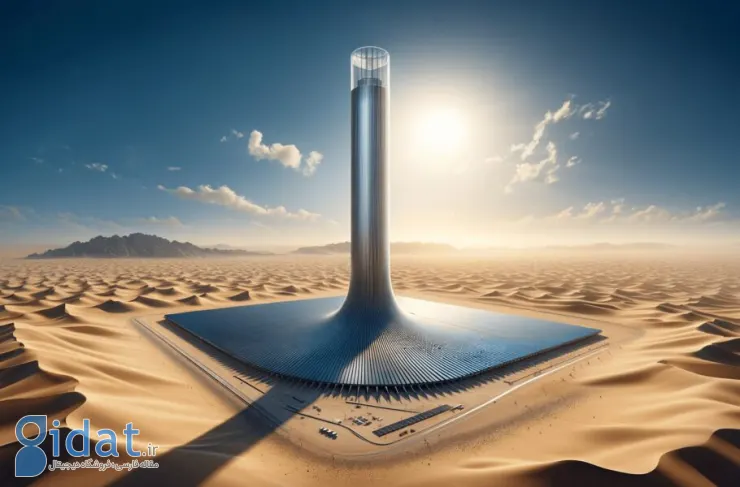 ساخت یک برج خورشیدی دوتایی که می تواند در تمام ساعات شبانه روز انرژی پاک تولید کند