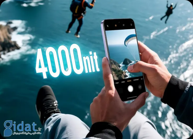 روشنایی صفحه ریلمی C85