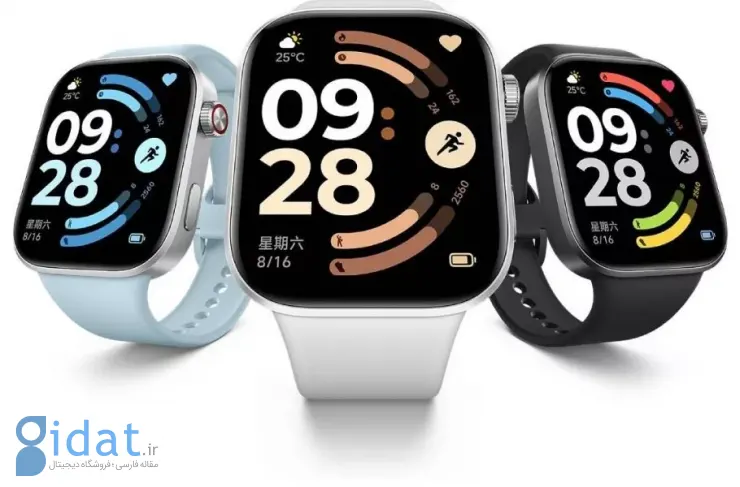 ساعت هوشمند ردمی واچ ۶ با طراحی باریک‌تر و عمر باتری ۲۴ روزه معرفی شد