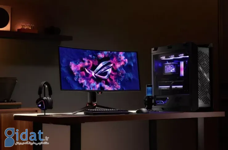 نسل جدید مانیتورهای گیمینگ OLED ایسوس معرفی شد؛ نمایش رنگ دقیق تر