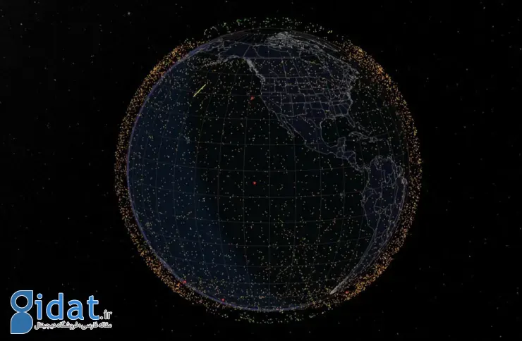 مدار پایین زمین و ازدحام فضاپیماها