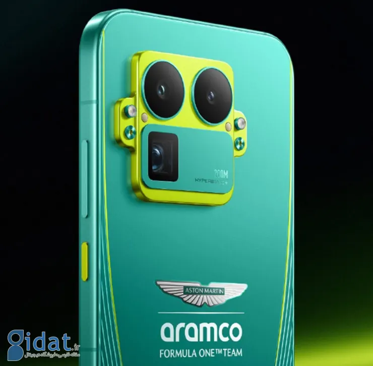 موبایلی برای عاشقان فرمول 1؛ ریلمی GT8 پرو Aston Martin F1 Edition معرفی شد