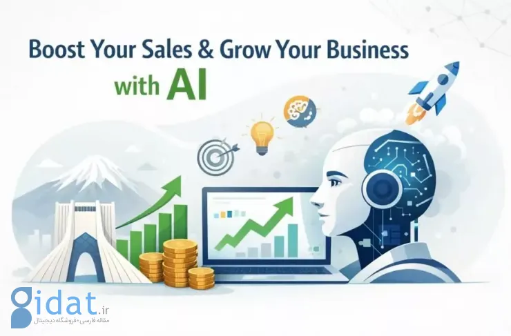۵ هوش مصنوعی برای افزایش فروش و رشد کسب و کار