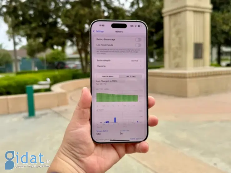 عمر باتری گوشی های آیفون