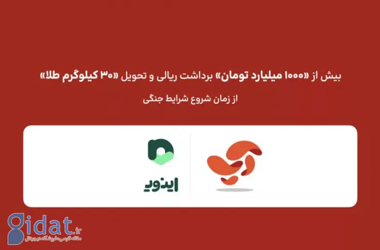 تحویل بیش از 30 کیلوگرم طلا و برداشت 1000 میلیارد تومان وجه به صورت ریالی به کاربران اپلیکیشن آپ
