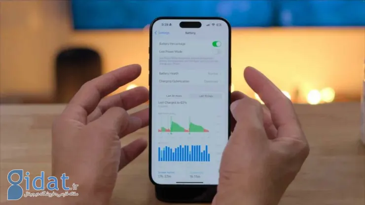 قابلیت BatteryIntelligence در iOS 18.2 اپل