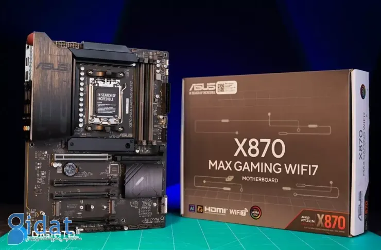 معرفی مادربرد ASUS X870 MAX GAMING WIFI7: چشم‌اندازی برای آینده‌ی Ryzen 9000