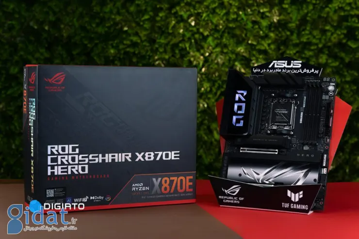 معرفی مادربرد Asus ROG Crosshair X870E Hero: اضافه‌کاری ایسوس