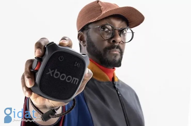 شرکت ال‌جی با همکاری will.i.am از سری جدید بلندگوهای xboom رونمایی کرد