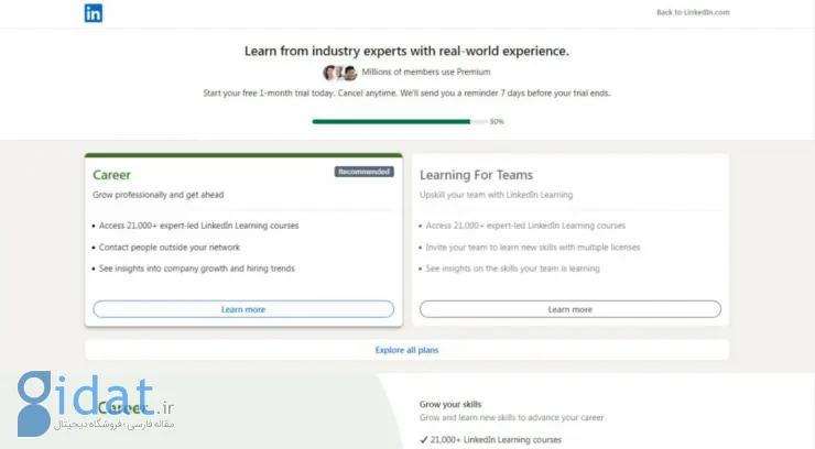 راهنمای کامل پریمیوم لینکدین؛ از معرفی طرح‌های مختلف تا قابلیت‌های اختصاصی
