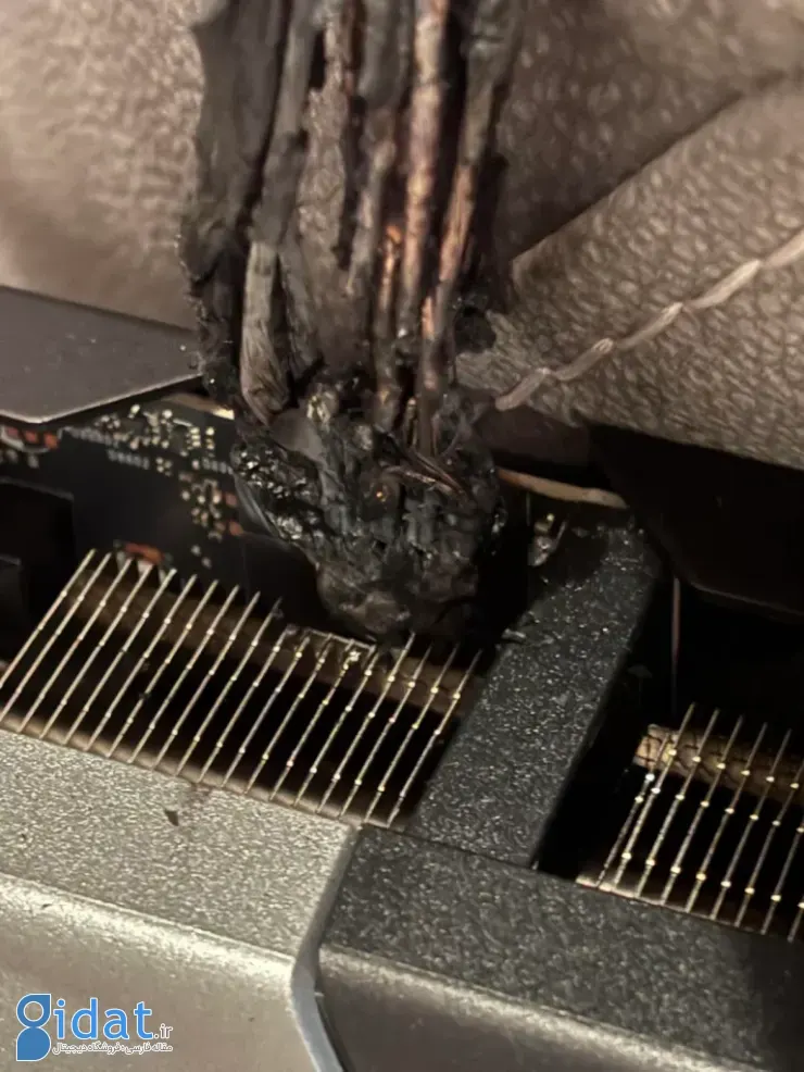 سوختن کابل کارت گرافیک RTX 5090