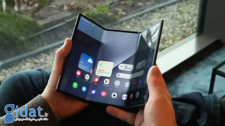 تست مقاومت پنل OLED تاشو سامسونگ در CES 2026