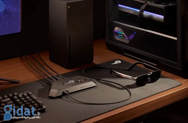 عینک هوشمند ROG Xreal R1 معرفی شد؛ نمایشگر مجازی ۱۷۱ اینچی ۲۴۰ هرتز