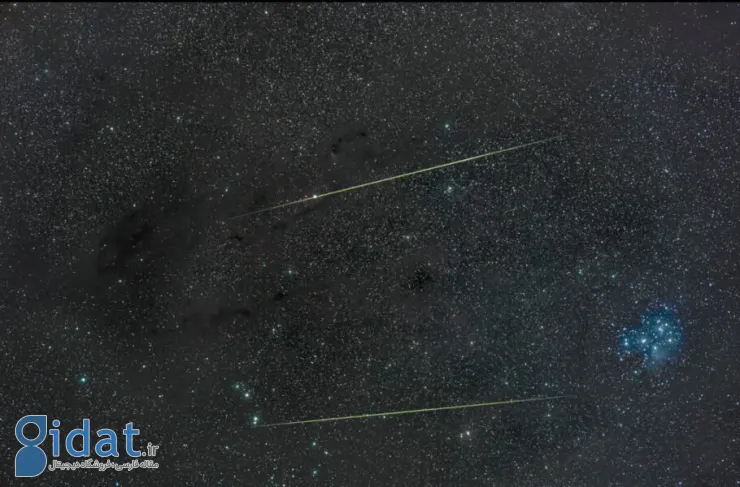 تصویر روز ناسا: شهاب‌های شکارچی در صورت فلکی ثور