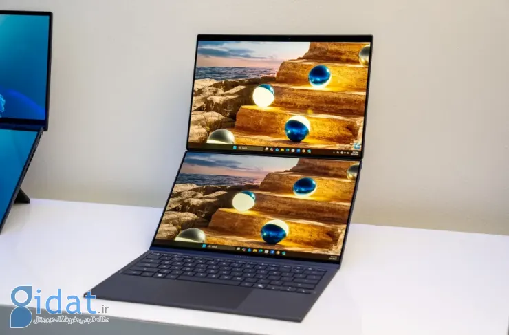 نسخه جدید لپ‌تاپ ایسوس Zenbook Duo با پردازنده و لولای جدید معرفی شد