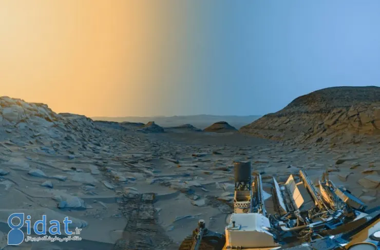 عکس خیره‌کننده کاوشگر کنجکاوی، صبح و عصر مریخ را به‌طور هم‌زمان نشان می‌دهد