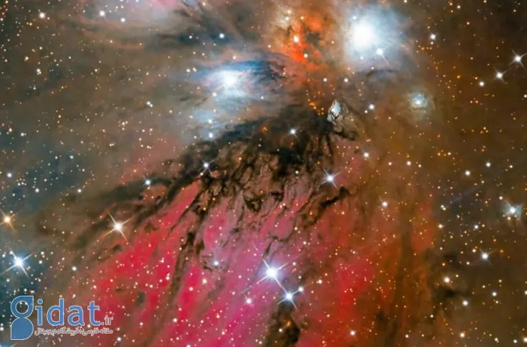 تصویر روز ناسا: NGC 2170، هنر انتزاعی سحابی فرشته