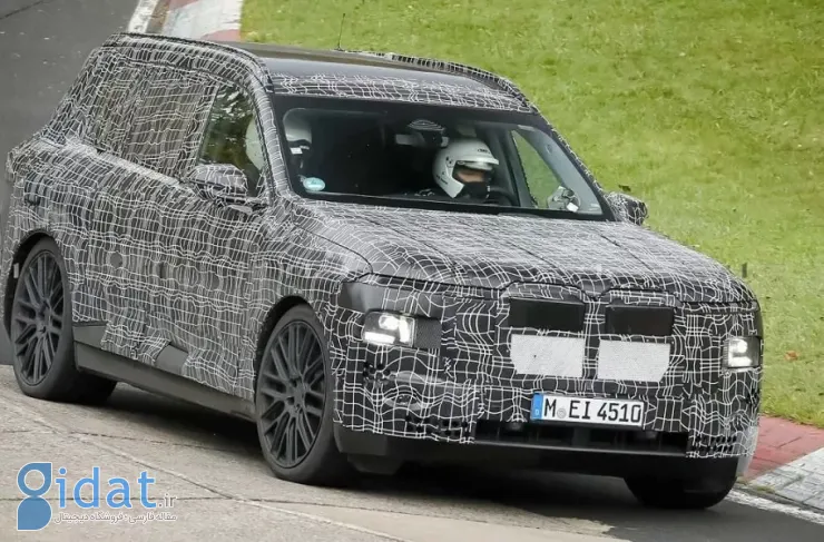 بی‌ام‌و X7 مدل ۲۰۲۸ در حال تست در پیست نوربرگ‌رینگ دیده شد