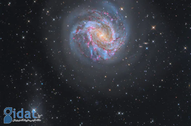 تصویر روز ناسا: M83، جریان ستاره‌ای و هزار یاقوت