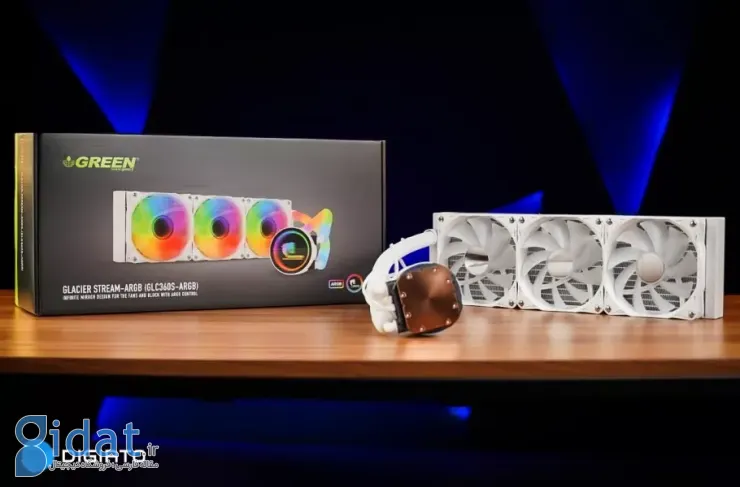بررسی خنک‌کننده مایع GREEN GLC360S-ARGB: خنک‌کننده‌ای با روکش سفید برای سیستم‌های گیمینگ و حرفه‌ای