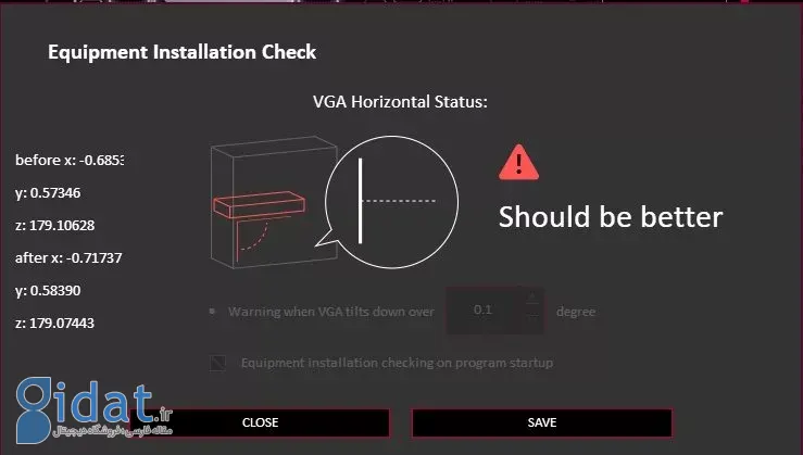 هشدار نصب برای ROG RTX 50