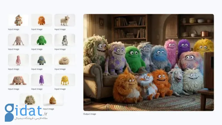 ساخت تصویر با چند شخصیت