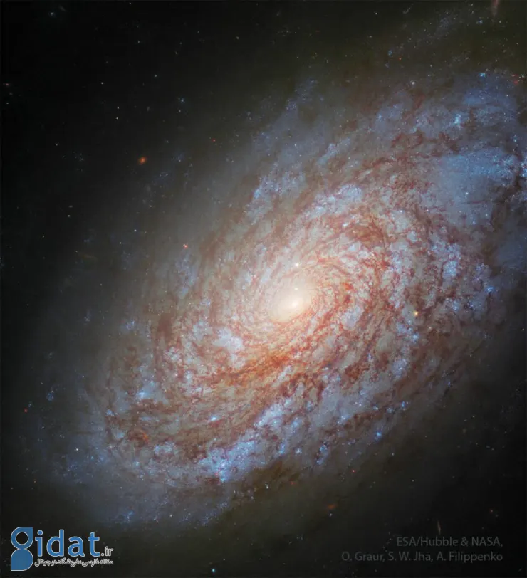 کهکشان مارپیچی NGC 4414 با ظاهری پشمی
