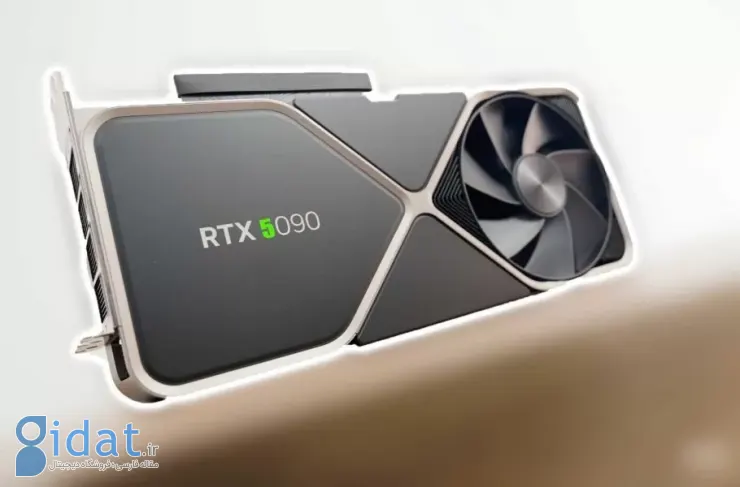 کارت گرافیک Nvidia RTX 5090 در حین تست در کارخانه مشاهده شد