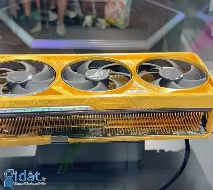 کارت گرافیک 50 هزار دلاری؛ ایسوس از RTX 5090 با روکش طلا رونمایی کرد