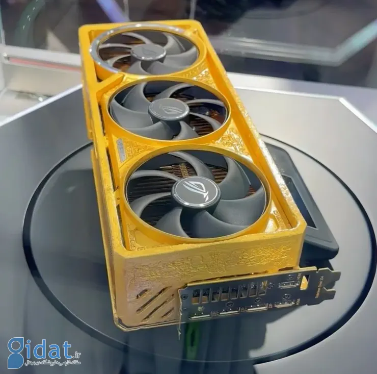 کارت گرافیک 50 هزار دلاری؛ ایسوس از RTX 5090 با روکش طلا رونمایی کرد
