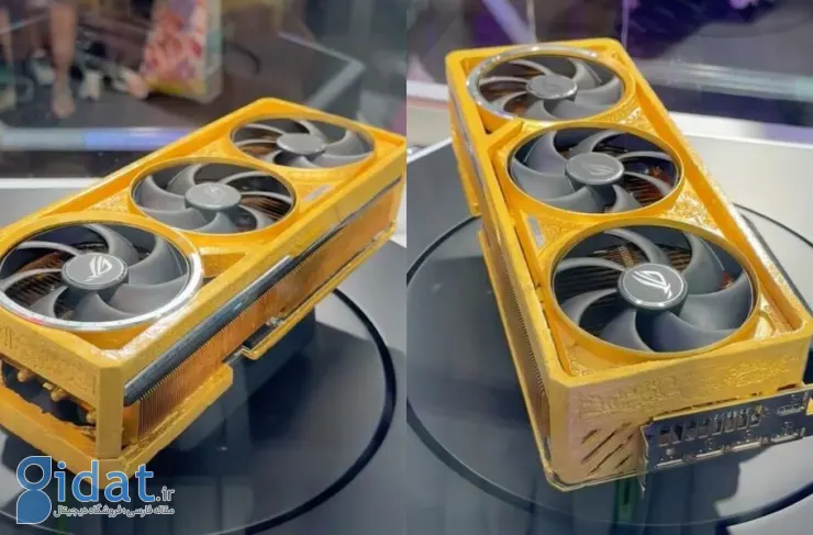 کارت گرافیک ۵۰ هزار دلاری؛ ایسوس از RTX 5090 با روکش طلا رونمایی کرد