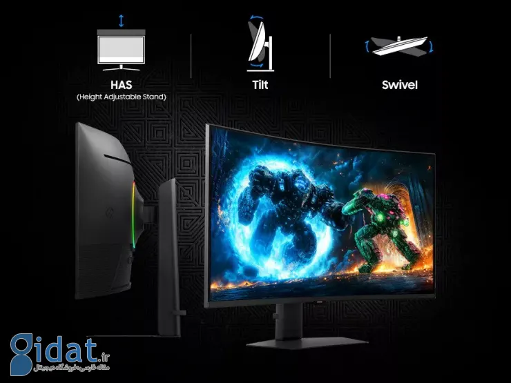 مشخصات مانیتور گیمینگ Odyssey G7 G75F سامسونگ
