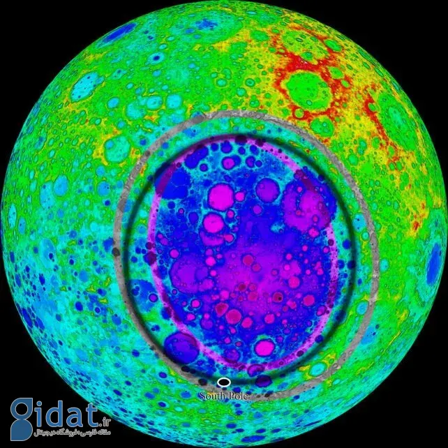 قطعات شهاب‌سنگ در ماه