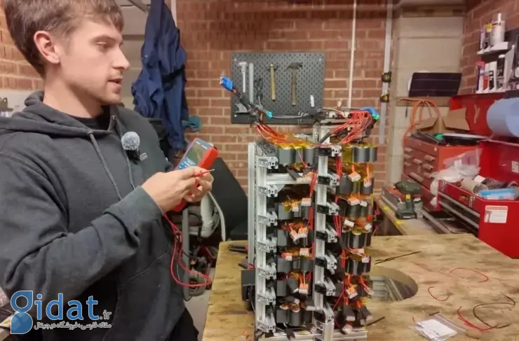 ابتکار یک یوتیوبر انگلیسی: تامین برق خانه با باتری‌های دور ریخته شده ویپ