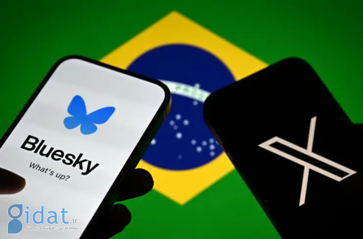 رشد رقبا با فیلتر X در برزیل؛ Bluesky اکنون بیش از 9 میلیون کاربر دارد