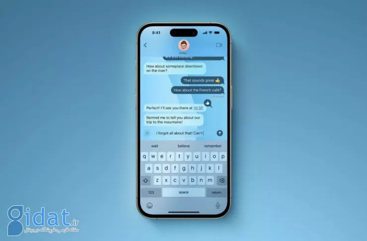 iOS 26 احتمالاً می‌تواند با هوش مصنوعی برای صفحه پیامک‌ها تصویر پس‌زمینه تولید کند