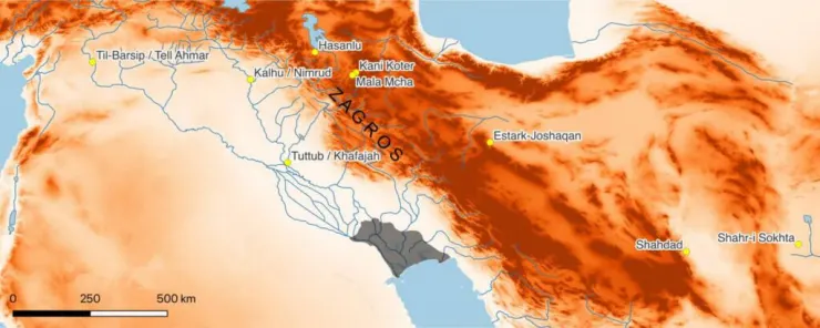 موقعیت گورستان باستانی «کانی کوتر»