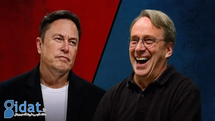 خالق لینوکس و ایلان ماسک