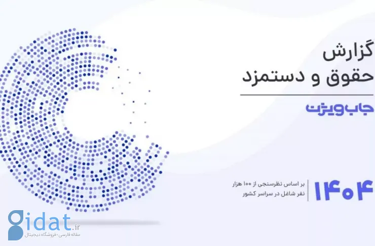 گزارش حقوق و دستمزد JobVision 1404: مدیران محصول و برنامه نویسان بیشترین افزایش حقوق را داشته اند