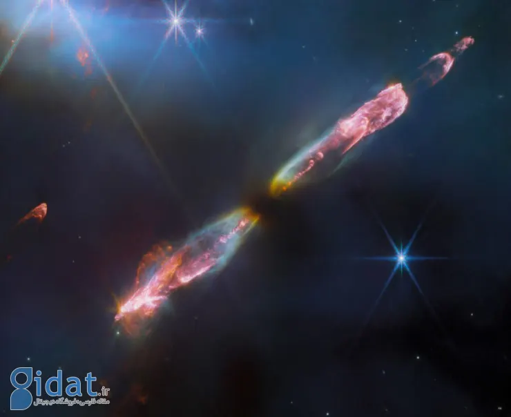 تلسکوپ جیمز وب تصویر شگفت‌آور خروج انرژی از یک ستاره جوان را منتشر کرد