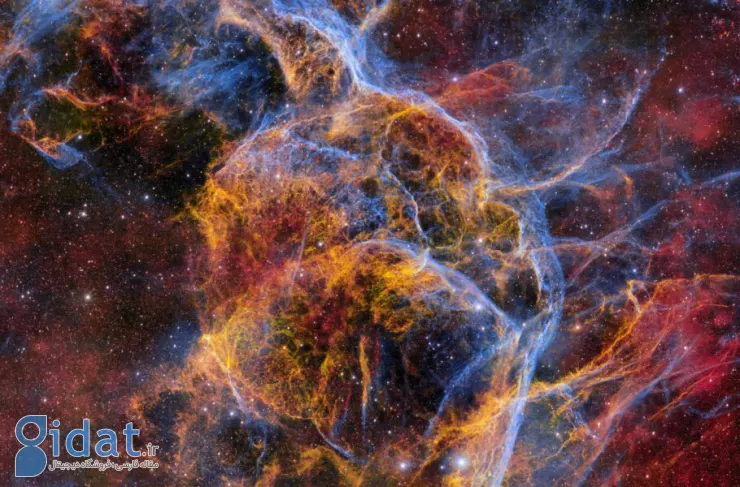 تصویر روز ناسا: رشته های باقی مانده از ابرنواختر بادبان