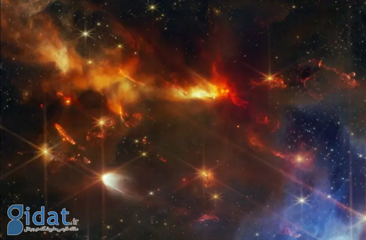 تصویر روز ناسا: جریان های پیش ستاره در سرپنس