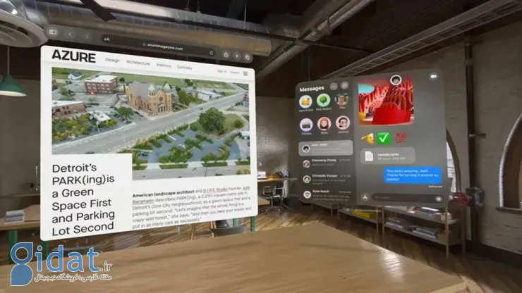 اپل از سیستم‌عامل visionOS برای هدست واقعیت ترکیبی خود رونمایی کرد