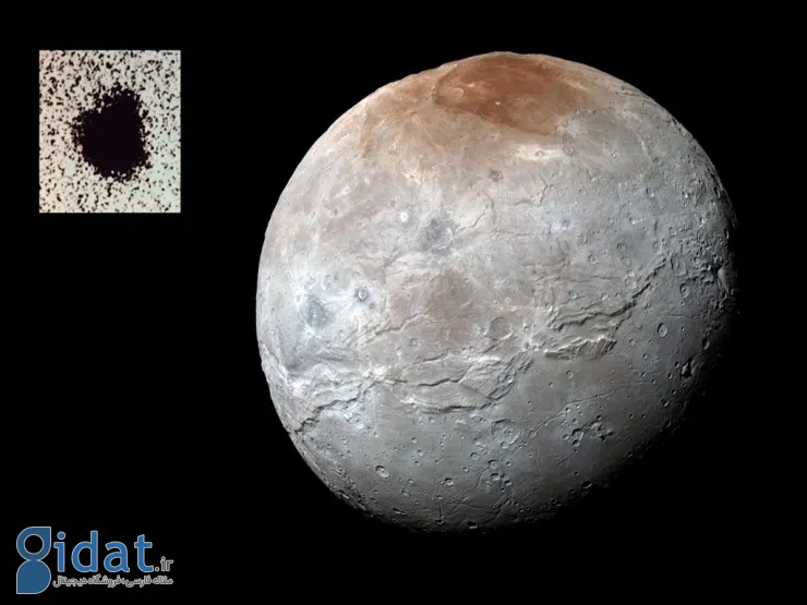 تصویر روز ناسا: «شارون»، بزرگ‌ترین قمر پلوتو
