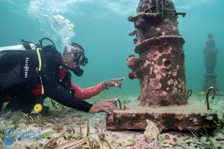این گالری هنری در اعماق دریای کارائیب برای حمایت از مرجان‌ها ساخته می‌شود