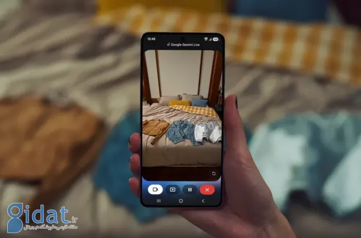 Gemini به قابلیت اشتراک گذاری دوربین و صفحه نمایش برای تمامی کاربران اندروید و iOS مجهز شده است