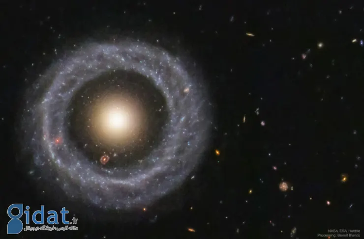 تصویر روز ناسا: بدن هاگ، کهکشان حلقه